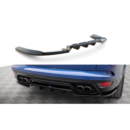 Maxton Design-Central Arriere Splitter (avec une barre verticale) Land Rover Range Rover Sport SVR Mk2 
