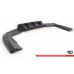 Maxton Design-Central Arriere Splitter (avec une barre verticale) Land Rover Range Rover Sport SVR Mk2 