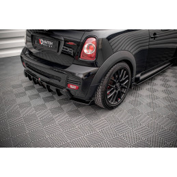Maxton Design-Lames De Pare-Chocs Arrière Latérales V.3 Mini Cooper John Cooper Works R56 