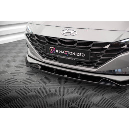 Maxton Design-Lame Du Pare-Chocs Avant Hyundai Elantra Mk7 