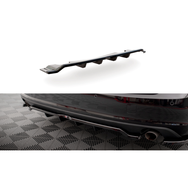 Maxton Design-Central Arriere Splitter (avec une barre verticale) V.2 Volvo V90 Mk2 Maxton Design-Central Arriere Splitter (avec une barre verticale) V.2 Volvo V90 Mk2