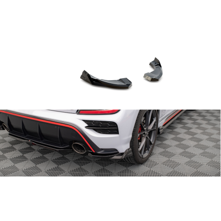 Maxton Design-Lames De Pare-Chocs Arrière Latérales V.2 Hyundai Kona Mk1 