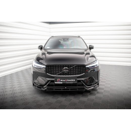 Maxton Design-Lame Du Pare-Chocs Avant Volvo XC60 R-Design Mk2 Facelift 