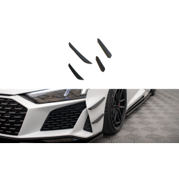 Maxton Design-Ailes de pare-chocs avant (Canards) Audi R8 Mk2 Facelift 