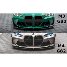 Maxton Design-Fibre de Carbone Lame Du Pare-Chocs Avant V.1 BMW M4 G82 / M3 G80 