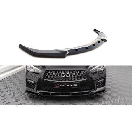 Maxton Design-Lame Du Pare-Chocs Avant V.2 Infiniti Q50 S Mk1 