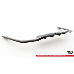 Maxton Design-Central Arriere Splitter (avec une barre verticale) Mercedes-Benz C AMG-Line W206 