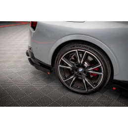 Maxton Design-Street Pro Lame Du Pare Chocs Arriere + Flaps BMW 2 Coupe M240i G42 