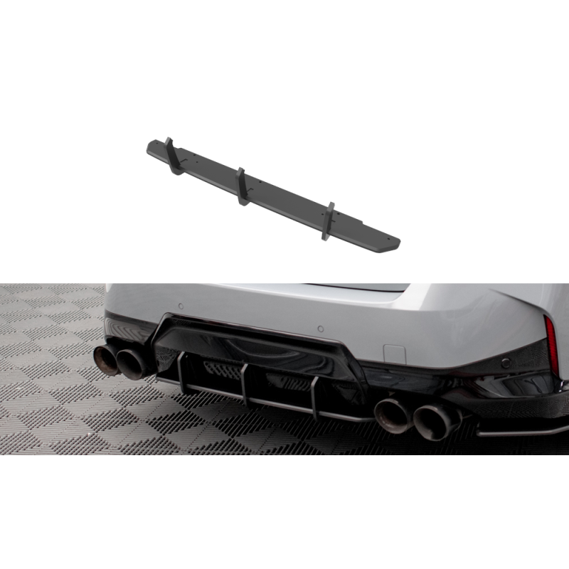 Maxton Design-Street Pro Central Diffuseur Arriere BMW 2 Coupe M240i G42 Maxton Design-Street Pro Central Diffuseur Arriere BMW 2 Coupe M240i G42