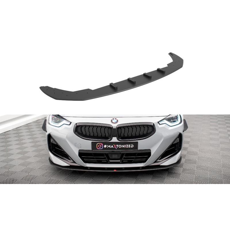 Maxton Design-Street Pro Lame Du Pare-Chocs Avant BMW 2 Coupe M-Pack / M240i G42 Maxton Design-Street Pro Lame Du Pare-Chocs Avant BMW 2 Coupe M-Pack / M240i G42