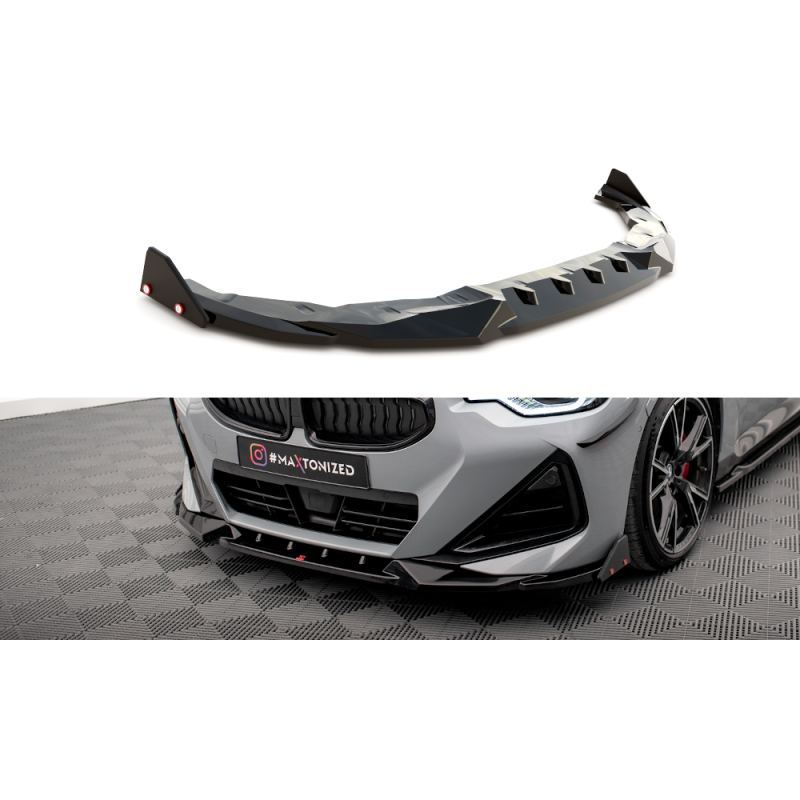 Maxton Design-Lame Du Pare-Chocs Avant V.2 + Ailerons BMW 2 Coupe M-Pack / M240i G42 Maxton Design-Lame Du Pare-Chocs Avant V.2 + Ailerons BMW 2 Coupe M-Pack / M240i G42