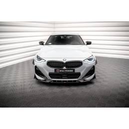 Maxton Design-Lame Du Pare-Chocs Avant V.2 + Ailerons BMW 2 Coupe M-Pack / M240i G42 