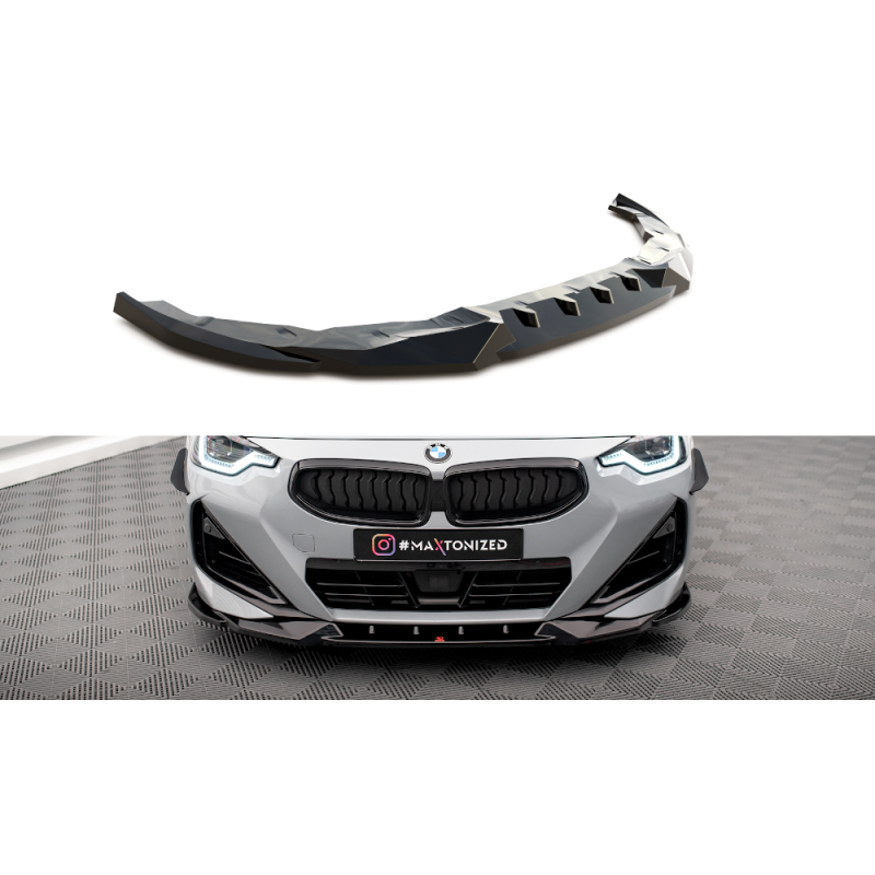 Maxton Design-Lame Du Pare-Chocs Avant V.2 BMW 2 Coupe M-Pack / M240i G42 