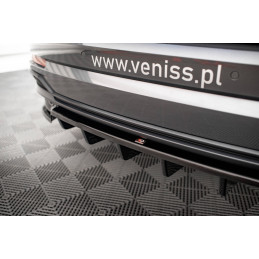 Maxton Design-Central Arriere Splitter (avec une barre verticale) Audi Q3 S-Line F3 