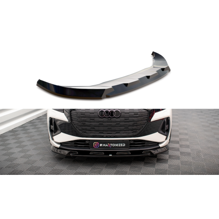 Maxton Design-Lame Du Pare-Chocs Avant V.1 Audi Q4 e-tron Sportback Mk1 