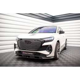 Maxton Design-Lame Du Pare-Chocs Avant V.1 Audi Q4 e-tron Sportback Mk1 