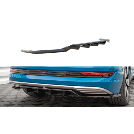 Maxton Design-Central Arriere Splitter (avec une barre verticale) Audi e-tron 