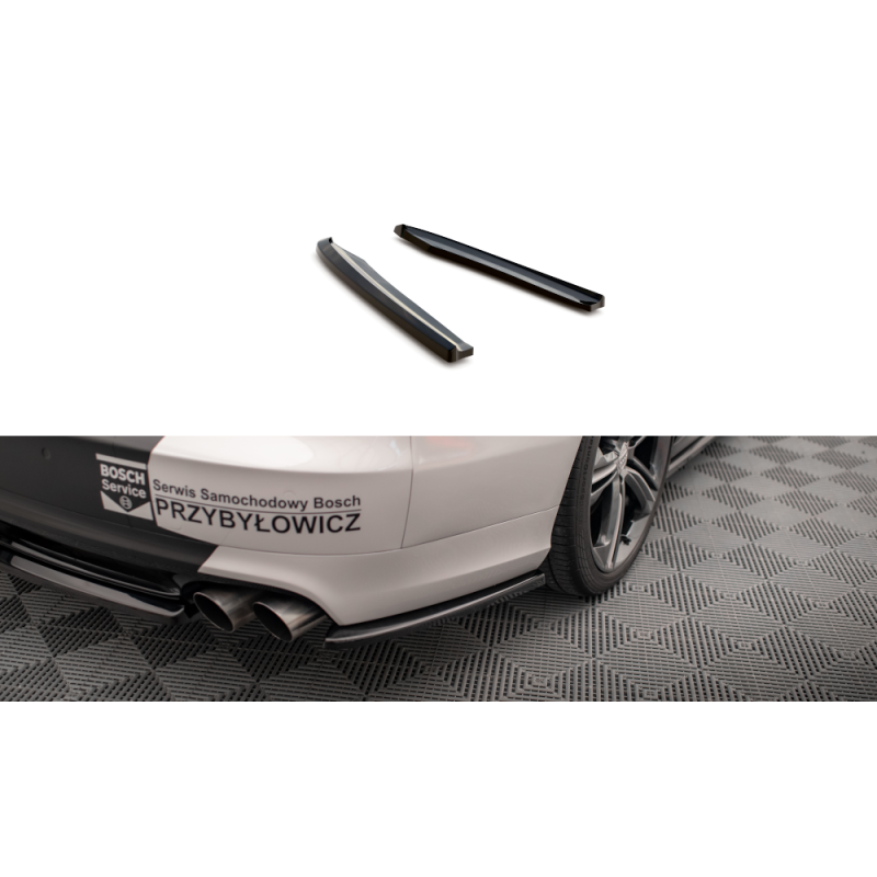 Maxton Design-Lames De Pare-Chocs Arrière Latérales Audi S8 D4 