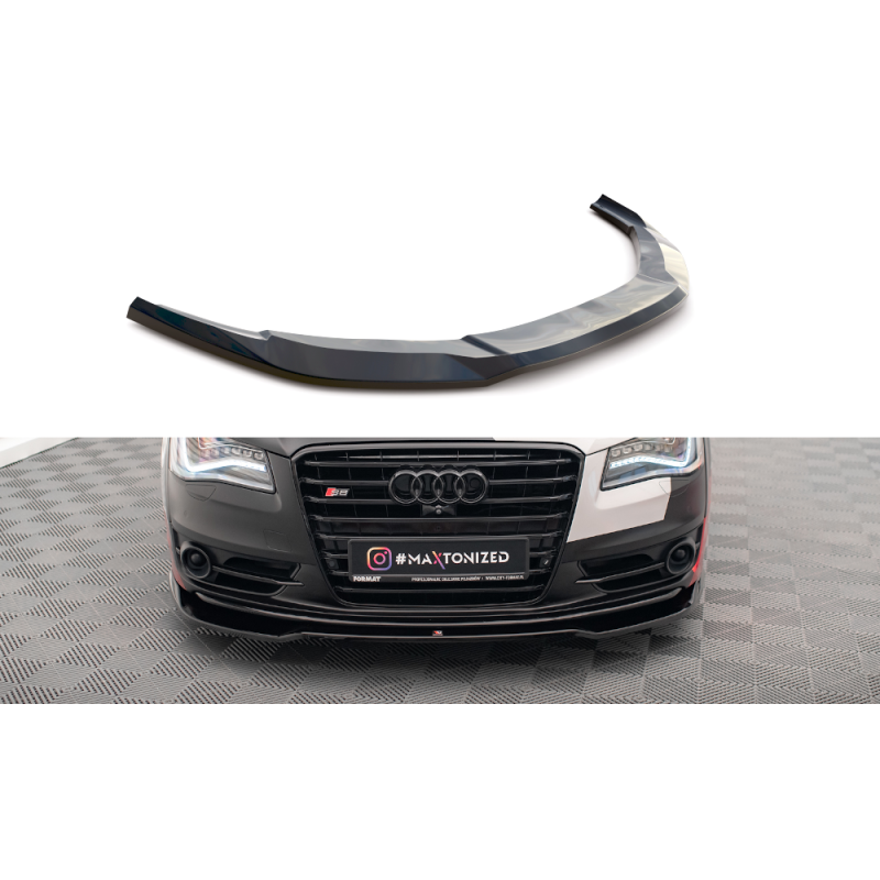 Maxton Design-Lame Du Pare-Chocs Avant V.1 Audi S8 D4 