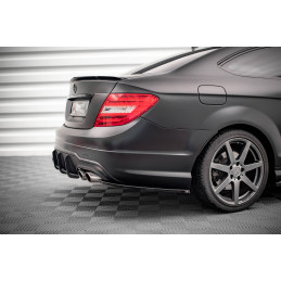 Maxton Design-Lames De Pare-Chocs Arrière Latérales Mercedes-Benz C Coupe AMG-Line C204 