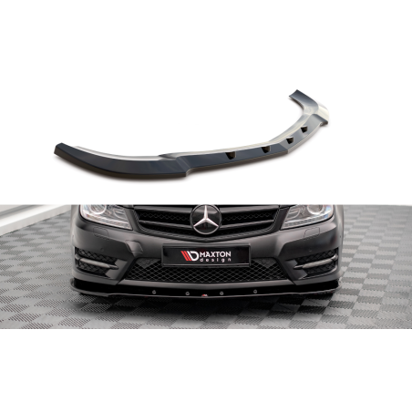 Maxton Design-Lame Du Pare-Chocs Avant V.2 Mercedes-Benz C Coupe AMG-Line C204 