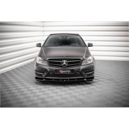 Maxton Design-Lame Du Pare-Chocs Avant V.1 Mercedes-Benz C Coupe AMG-Line C204 