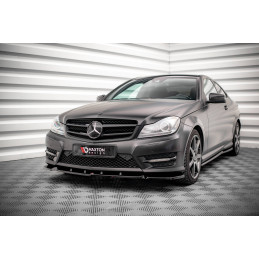 Maxton Design-Lame Du Pare-Chocs Avant V.1 Mercedes-Benz C Coupe AMG-Line C204 