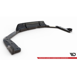 Maxton Design-Central Arriere Splitter (avec une barre verticale) BMW X6 M F96 