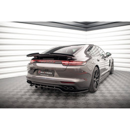 Maxton Design-Central Arriere Splitter (avec une barre verticale) Porsche Panamera E-Hybrid 971 