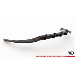 Maxton Design-Central Arriere Splitter (avec une barre verticale) Porsche Panamera E-Hybrid 971 
