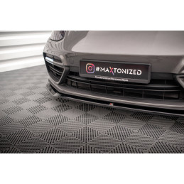 Maxton Design-Lame Du Pare-Chocs Avant V.2 Porsche Panamera E-Hybrid 971 