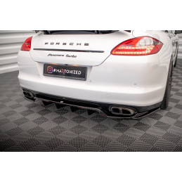 Maxton Design-Central Arriere Splitter (avec une barre verticale) Porsche Panamera Turbo 970 