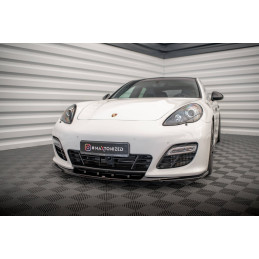 Maxton Design-Lame Du Pare-Chocs Avant V.2 Porsche Panamera Turbo Sport Design Package 970 