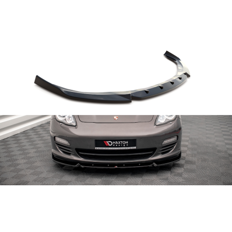 Maxton Design-Lame Du Pare-Chocs Avant V.2 Porsche Panamera / Panamera Diesel 970 