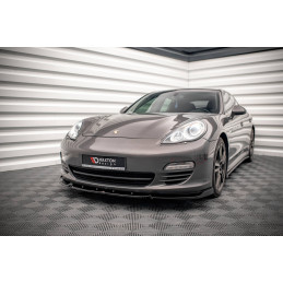 Maxton Design-Lame Du Pare-Chocs Avant V.2 Porsche Panamera / Panamera Diesel 970 