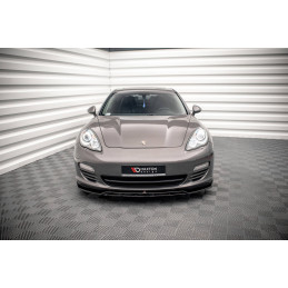 Maxton Design-Lame Du Pare-Chocs Avant V.1 Porsche Panamera / Panamera Diesel 970 