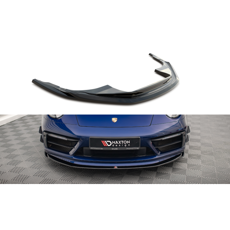 Maxton Design-Lame Du Pare-Chocs Avant V.1 Porsche 911 Carrera Aero 992 