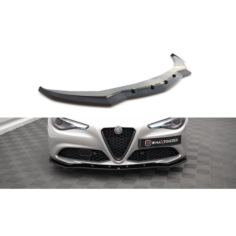 Maxton Design-Lame Du Pare-Chocs Avant V.1 Alfa Romeo Giulia Sport Maxton Design-Lame Du Pare-Chocs Avant V.1 Alfa Romeo Giulia Sport