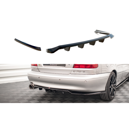 Maxton Design-Central Arriere Splitter (avec une barre verticale) Volvo C70 Mk1 