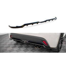 Maxton Design-Central Arriere Splitter (avec une barre verticale) V.2 Toyota Yaris Mk4 