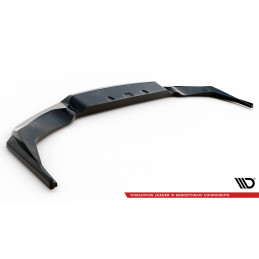 Maxton Design-Central Arriere Splitter (avec une barre verticale) Nissan GTR R35 Facelift 