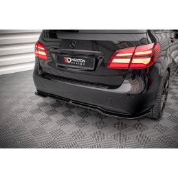 Maxton Design-Central Arriere Splitter (avec une barre verticale) Mercedes-Benz B W246 Facelift 
