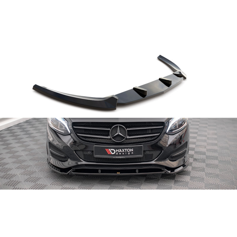 Maxton Design-Lame Du Pare-Chocs Avant Mercedes-Benz B W246 Facelift Maxton Design-Lame Du Pare-Chocs Avant Mercedes-Benz B W246 Facelift