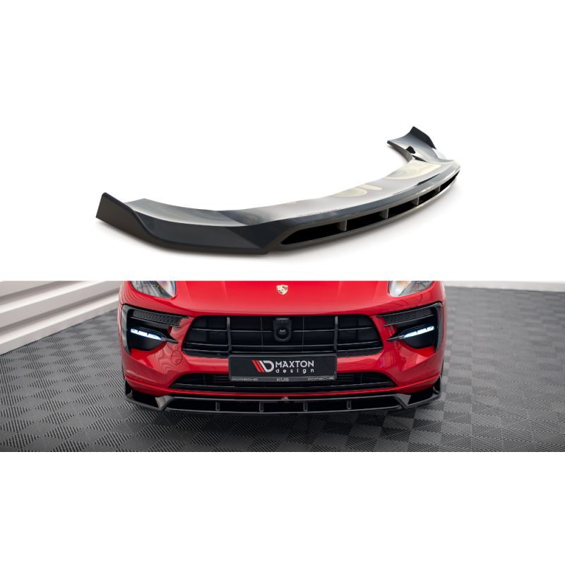 Maxton Design-Lame Du Pare-Chocs Avant V.2 Porsche Macan Mk1 Facelift Maxton Design-Lame Du Pare-Chocs Avant V.2 Porsche Macan Mk1 Facelift