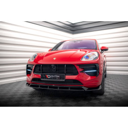 Maxton Design-Lame Du Pare-Chocs Avant V.2 Porsche Macan Mk1 Facelift 
