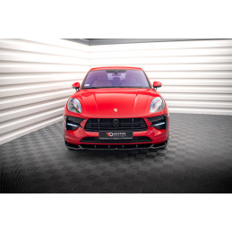 Maxton Design-Lame Du Pare-Chocs Avant V.1 Porsche Macan Mk1 Facelift 