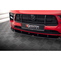 Maxton Design-Lame Du Pare-Chocs Avant V.1 Porsche Macan Mk1 Facelift 