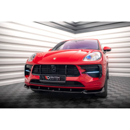 Maxton Design-Lame Du Pare-Chocs Avant V.1 Porsche Macan Mk1 Facelift 