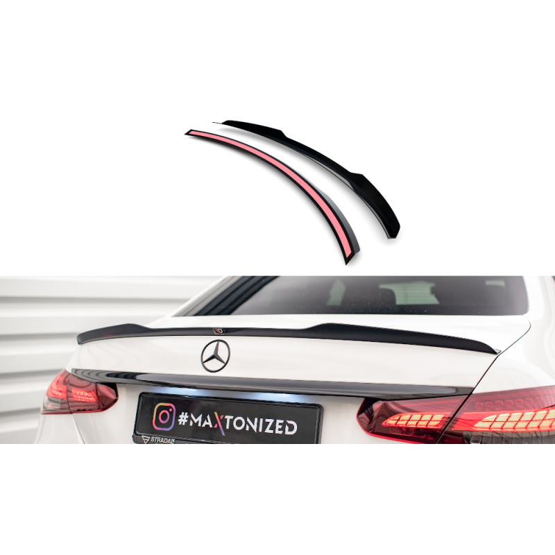 Maxton Design-Spoiler Cap Mercedes-Benz E Sedan AMG-Line W213 Facelift 