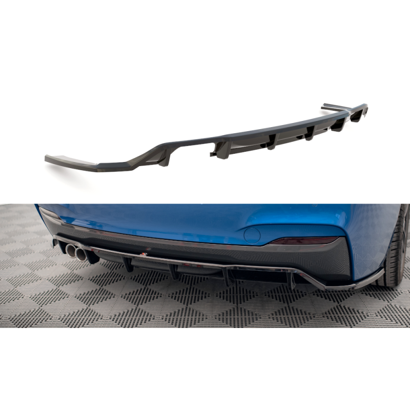 Maxton Design-Central Arriere Splitter (avec une barre verticale) BMW 2 M-Pack F22 Maxton Design-Central Arriere Splitter (avec une barre verticale) BMW 2 M-Pack F22
